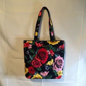 Vera Bradley Havana Rose Large Tote Roses Like New Condition